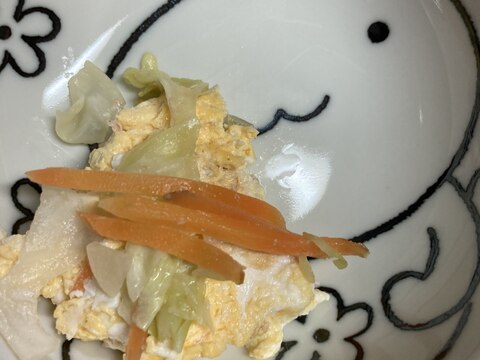 卵入り野菜炒め